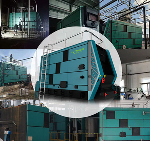 הספק תרמי מדורג 2.8MW דוד תעשייתי מכונה דוד מים חמים דוד מים חמים בלחץ אווירי ביומסה - Product Image 2