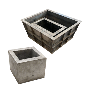 उच्च परिशुद्धता आयताकार और क्यूब मोल्ड, कंक्रीट पत्थर बनाने के लिए अच्छी तरह से ढालना - Product Image 1