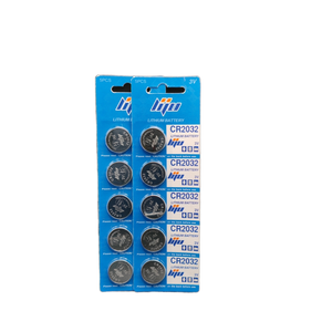 Liju nhà máy chất lượng tốt nhất CR2032 Lithium di động nút 3V 210mAh không-có thể sạc lại pin CE/ROHS/Certified -20C để 60C - Product Image 1