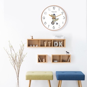 Reloj <span class=keywords><strong>de</strong></span> Pared Infantil <span class=keywords><strong>de</strong></span> 20CM (8 Pulgadas) con Diseño <span class=keywords><strong>de</strong></span> Dibujos Animados, Analógico, Silencioso, <span class=keywords><strong>de</strong></span> Cuarzo, para Sala <span class=keywords><strong>de</strong></span> Estar y Dormitorio - Product Image 3