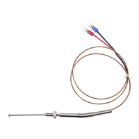 Sonda de Temperatura Industrial de Acero Inoxidable, Impermeable, Termopar, RTD, Sensor de Temperatura PT100, OEM, ODM, IP65