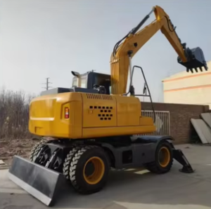 Mini-excavatrice agricole fabriquée en Chine, excavatrice sur roues de 4,5 tonnes à vendre - Product Image 6