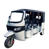 Triciclo Eléctrico Cerrado de 3 Ruedas para Adultos 2026 Novedad Rickshaw Tuk Tuk Taxi ELION-B1pro para 7 Pasajeros