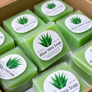 Aloe Vera <b>Acne</b> Treatment Hand <b>Soap</b> Bar for Glowing Skin Deep Cleansing Smooth Finish - Product Image 1