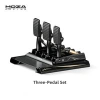 Nuevo Kit de Pedales de Carreras Originales MOZA CRP2, Versión de Doble Pedal y Versión de 3 Pedales con Accesorio de Embrague Independiente Mejorado, Venta al por Mayor