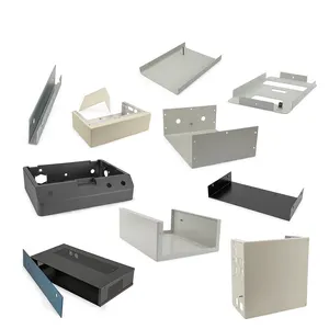 Dongguan Factory Cabinets Case Sheet Metal Enclosure Precision Custom Sheet Metal Box Fabrication 1U 2U Box Sheet Metal Product