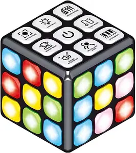 热销产品自闭症感官玩具闪光电子立方体游戏7脑记忆游戏音乐立方体多功能益智玩具
