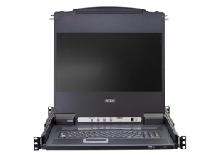 Conmutador KVM LCD de riel único ATEN CL5708 de 8 puertos PS/2-USB VGA con resolución de 1920x1200 - Product Image 4