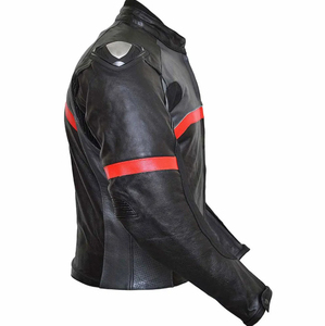 Blousons de moto en cuir véritable respirant pour hommes avec protection supérieure contre les chutes, course, Cordura, service OEM et ODM - Product Image 6