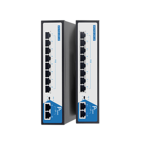 Commutateur POE Guangte 8+2 ports 10/100M Ethernet pour réseaux sans fil – Équipement fibre optique - Product Image 4