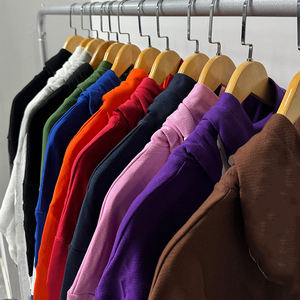 Top Quality Heavyweight 100% Cotton <b>Hoodies</b> Sweatshirts Pullover Streetwear Tracksuits Denimes Puff Printing <b>Hoodies</b> for <b>Men</b> - Product Image 1