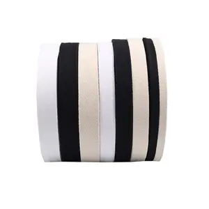 7/8 <strong>Inch</strong> 22mm Twill Tape Fabric Ribbons <strong>Webbing</strong> Herringbone Bias Binding Lace for Sewing Clothes &amp; Craft Trim 36 Yards - Product Image 1