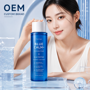 Tónico Calmante Blue Calm+ 120ml, Péptido Azul, Péptido de Cobre, Líquido Calmante para Piel Sensible, Logotipo Personalizado OEM - Product Image 6