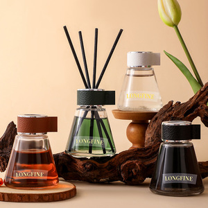 Ornement de salle de bain d'intérieur de luxe haut de gamme en verre pour hôtel, diffuseur d'arômes sans flamme, fraîcheur longue durée, roseau 50 ml, <span class=keywords><strong>iris</strong></span> - Product Image 1