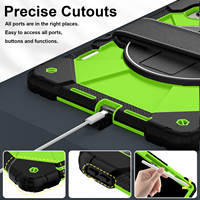 Étui robuste pour Lenovo Xiaoxin Pro 13 Pro GT 13 Idea Tab Pro Gen 2 TB390 360 avec support, bandoulière et porte-stylo – Noir, Jaune, Vert