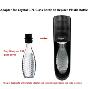 Adaptateur pour bouteille en verre Crystal de 0,7 L, remplacement pour bouteille en plastique, compatible Sodastream FIZZI G100 DUO TERRA ART GAIA Soda, 1 pièce - Product Image 2