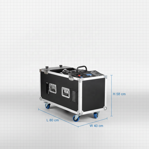 Machine à brouillard basse à double tête 3000W à base d'eau, contrôle DMX512, pour effets de scène, mariage, événement, concert, fête - Product Image 3