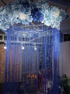 <span class=keywords><strong>Rideau</strong></span> de porte <span class=keywords><strong>à</strong></span> cordes Tassel Fringe <span class=keywords><strong>rideau</strong></span> de plafond de mariage pour Salon blanc et rideaux transparents pour événement - Product Image 4