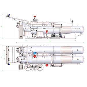 Máquina de Teñido Automática Moderna para Cuero y Textiles bibo ZYTT-KCF, con Bomba, Capacidad de 1000-1200 kg - Product Image 6