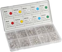 Nouveau kit de diodes LED ODM PENPOS 3 mm/5 mm, ampoules lumineuses, composants électroniques, diodes électroluminescentes, pièces
