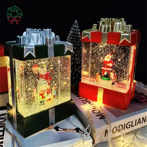 Usic-luces giratorias musicales para decoración del hogar, linternas de agua giratorias, regalos de cumpleaños para regalo de Navidad