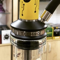 Chicha Techno Model de Luxe Allemande en Stock d'Usine, Couleurs Mixtes, Narghile 55cm de Hauteur, Ensemble Chicha