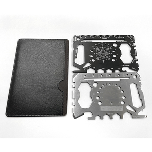 50 trong 1 ngoài trời cắm trại Survival thép không gỉ bia chai <span class=keywords><strong>Opener</strong></span> biểu tượng tùy chỉnh màu sắc túi đa chức năng thẻ công cụ - Product Image 1