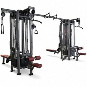 Équipement de musculation commercial de haute qualité, robuste, Jungle 8 stations, unisexe, tout-en-un, crossover à câbles multifonction, poids libres - Product Image 2