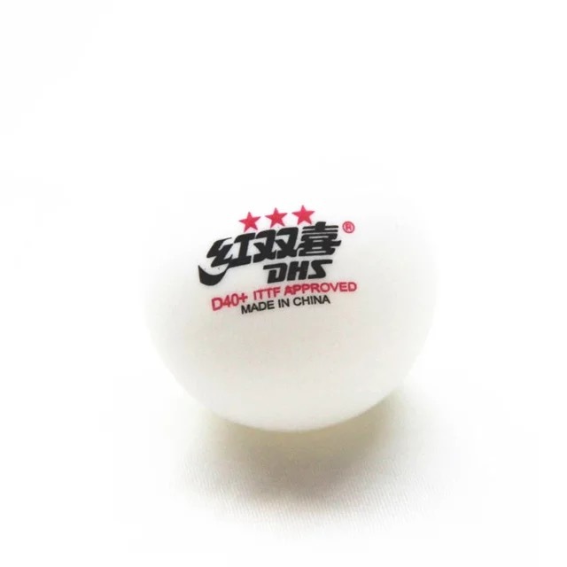 Hot Sale Low MOQ DHS 3 Star Pingpong Ball 40mm D40+ Table Tennis Ball