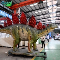 Gecai Jurassic 3D Dinosaur Animatronics stegosaurus Robot Dinosaur Model