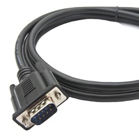 Cable Serial DB9 RS232 de Longitud Personalizada, 9 Pines Macho-Hembra, Aislamiento de PVC, Blindado, Cobre Estañado, IP67, CE, ROHS, Molde Privado para Computadora