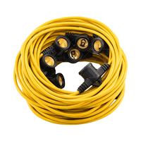 Barre lumineuse de travail LED ovale multifonctionnelle Linsheng, nouveau style, alimentée par courant alternatif, indice de protection IP65