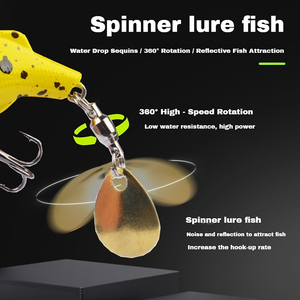 Señuelo de Pesca VIB de Plástico Mini de 3.5cm y 4g, de Hundimiento Rápido, con Vibración y Cola Tipo Hoja de Sauce, Venta al por Mayor - Product Image 3