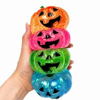 Mainan Pereda Stres Bentuk Labu Raksasa Halloween, Karet Kenyal, Dapat Diperas, Unisex, Slow-Rebound, untuk Melepas Tekanan