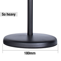 Support de microphone de bureau réglable en acier robuste Yinyu MS032 pour studio et streaming