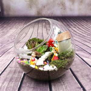 Vaso di decorazione per la casa succulenta aria chiara globo Micro paesaggio terrario palla di vetro - Product Image 3