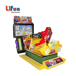 55 "LCD 3D Outrun arcade spiele maschinen münz video motion simulator arcade racing auto spiel maschine für erwachsene