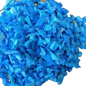 Oferta barata HDPE Azul Tambores Regrind/HDPE Azul Bateria Flocos/HDPE Azul Bateria Sucata