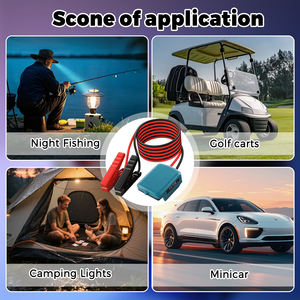 Adaptateur direct d'usine pour batteries <span class=keywords><strong>Makita</strong></span> <span class=keywords><strong>18V</strong></span>: véhicules ou tondeuses à démarrage rapide avec fil de 12AWG/5.9FT et pinces crocodiles. - Product Image 6