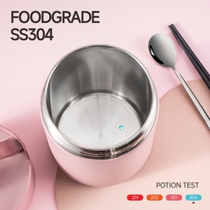 Lekfre Contenitore per <span class=keywords><strong>Pranzo</strong></span> <span class=keywords><strong>in</strong></span> Acciaio Inox dal Design Moderno, Scaldavivande Isolato e Conservatore di Freschezza per <span class=keywords><strong>Ufficio</strong></span> - Product Image 5