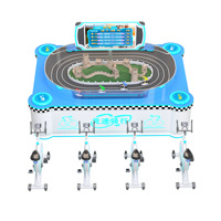 Machine de jeu interactive de course cycliste à monnayeur pour parc d'attractions et salle d'arcade, simulateur de vélo, version anglaise