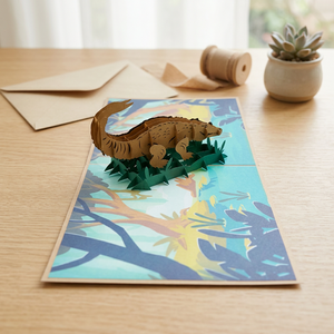 Los Más Vendidos, Manualidades de Papel con Corte Láser 3D de Cocodrilo, Diseño Personalizado, Hecho a Mano, Regalos para el Día de la Madre, Inspirados en el Estilo Anime - Product Image 5