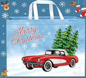 Borse Natalizie in Carta Kraft Riciclabile con Manici Intrecciati, Stampa Digitale con Simpatici Disegni di Pupazzo di Neve/Orso/Babbo Natale, Confezione Regalo <span class=keywords><strong>DEDE</strong></span> - Product Image 3