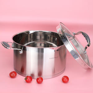 Olla para Sopa y Guisos <span class=keywords><strong>Kaisa</strong></span> <span class=keywords><strong>Villa</strong></span>, de Acero Inoxidable 304, Antiadherente, con Doble Asa, para Alimentos Complementarios, Juego de Utensilios de Cocina Modernos - Product Image 5