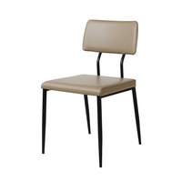 Chaise de salle à manger minimaliste moderne pour la maison, les cafés, les entreprises, les loisirs, le luxe léger, chaise de réception commerciale, style européen et américain