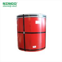 Bobina de Acero Prepintada de Alta Calidad RAL3020 RAL5010 AZM60 Colombia Perú Chile, Aluzinc PPGI PPGL con Recubrimiento de Color