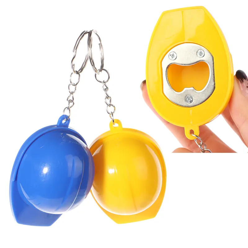 Porte-clés casque 3D en plastique pour les vacances, 1 pièce
