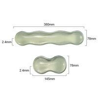 Tapis de souris de jeu en gel cristallin transparent avec repose-poignet, résistant à l'eau, design et logo personnalisables pour la maison et le bureau
