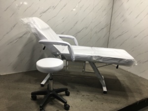Salon Massage Visage lit Comédie couché <span class=keywords><strong>table</strong></span> de traitement Salon Soins des cheveux lit pliant - Product Image 4