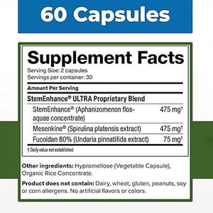 Super supporto per le cellule staminali integratore di supporto immunitario salute del cervello e capsule rigide antiossidanti integratore per la salute - Product Image 3